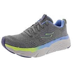 Imagem de Skechers Tênis de caminhada Elite Clarion com amortecimento máximo, Cinza/azul, 38