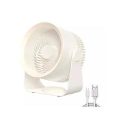 Imagem de Ventilador De Mesa Super Silencioso Sem Fio Portátil 3 Nível de Potenc