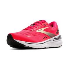 Imagem de Brooks Tênis de corrida feminino Adrenaline GTS 23, Diva rosa/amarelo/preto, 35