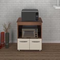 Imagem de Balcao Multiuso Com Nicho 75cm 9450 Savana Off White Mobbs Savana Off White