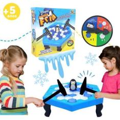 Imagem de Brinquedo Jogo De Mesa Quebra Gelo Pinguim Tabuleiro Infantil Educativ