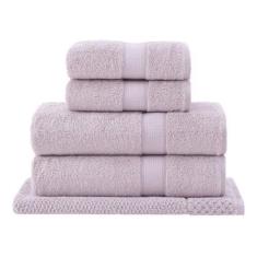 Imagem de Jogo Toalha de Banho 5 Pçs América Algodão Egípcio Buddemeyer Luxus, R