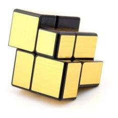 Imagem de Cubo Mágico Mirror Blocks espelhado QiYi dourado 2x2