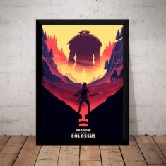 Imagem de Quadro Game Shadow Of The Colossus Arte Moldurada