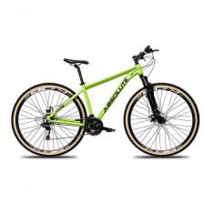 Imagem de Bicicleta Aro 29 Absolute Nero 5 24v Freio A Disco Suspensão Mountain Bike Alumínio Pneu Faixa - Verde Tam.21