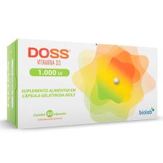 Imagem de Vitamina D Doss 1.000UI com 90 Cápsulas 90 Cápsulas Gelatinosas Moles