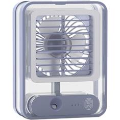 Imagem de Ventilador Umidificador Mesa Touch Led 3 Velocidades Silencioso Portátil refrigerador de ar pessoal