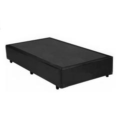 Imagem de Cama Box Blindado Solteiro Nk Camas Sintético Preto 40X78x188