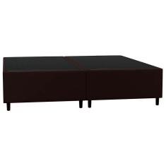 Imagem de Base Cama Box Casal Queen 158cm Hit I02 Corano Marrom