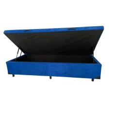 Imagem de Cama Box Baú Solteiro Suede Azul Com Pistão A Gás