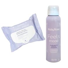 Imagem de Kit Limpeza Lenço Demaquilante e Sabonete Mousse Ruby Rose