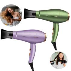Imagem de Secador De Cabelo Preto Turbo Potente Entrega Rápida Original - Zonne