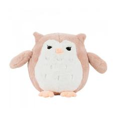 Imagem de Coruja De Pelúcia Rosê Olhos Charmosos 19 Cm