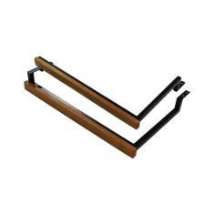 Imagem de Kit Braços Para Cadeiras E Banquetas Lyon, Puffer, Quéops, Pérola E Tiê Preto-amêndoa