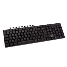 Imagem de Teclado Usb Multimídia Preto E Prata Maxprint Tecrado Bom