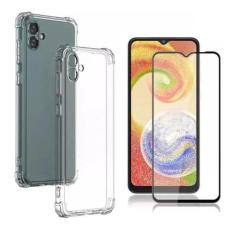 Imagem de Capinha Com Bordas Anti Impacto + Película Vidro 3D Compativel Para Sa