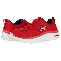 Imagem de Tênis Skechers Go Walk Hyper Burst Space Insight, Feminino, Vermelho/Azul Escuro, 35