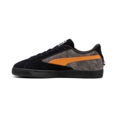 Imagem de PUMA Tênis masculino Amg Suede Torque, Puma Preto/Melão brilhante, 41