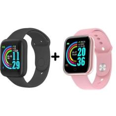 Imagem de Relógio Smartwatch Kit 2 Unidades D20: Monitore E Esteja Conectado - L