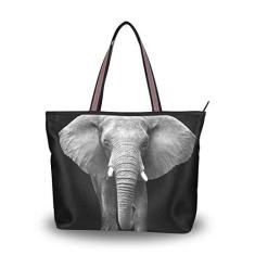Imagem de Bolsa de ombro My Daily feminina com elefante, Multi, Large
