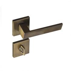 Imagem de Fechadura  Para Banheiro Roseta Quadrada Zm 829-90B Beethoven Pado