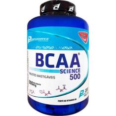 Imagem de Bcaa Science 500 - Frutas Tropicais - Tablete Mastigável  200 Tabs. -