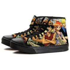 Imagem de Tênis Cano Alto Anime luffy e Amigos-Unissex
