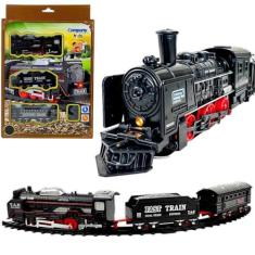 Imagem de Brinquedo trem Ferrorama Locomotiva 132cm pista movido pilha