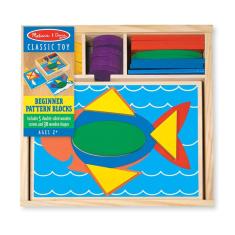 Imagem de Brinquedos educativos Melissa & Doug Beginner Pattern Blocks