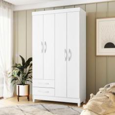 Imagem de Guarda Roupa Valentina Branco/Titanium/Azul Mate/Rosa Mate - Mais De C