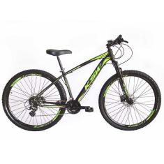 Imagem de Bicicleta Aro 29 KSW XLT 2020 Altus 24v e Trava Preto com Verde 21