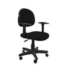 Imagem de Kit com 2 Cadeiras de Escritório Executiva Giratória com braços Tecido  — Qualiflex