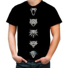 Imagem de Camiseta Camisa Personalizada The Witcher Geralt De Rívia 3