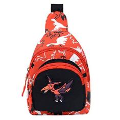 Imagem de OSALADI Mini bolsa tiracolo com estampa de dinossauro, bolsa tiracolo para crianças, meninos, viagens, uso diário