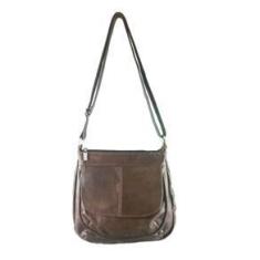 Imagem de Bolsa Feminina Transversal TopGrife Couro Marrom