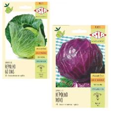 Imagem de Kit Sementes Repolho Roxo E Verde ISLA