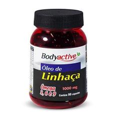 Imagem de Óleo De Linhaça 1000 MG 90 Cápsulas Ômega 3 6 9 Bodyactive