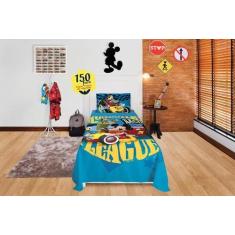 Imagem de Jogo De Cama Mickey Aventura 150 Fios 2 Peças Lepper