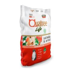 Imagem de Ração Quatree Life Para Gatos Adultos Sabor Salmão E Arroz  - 20Kg