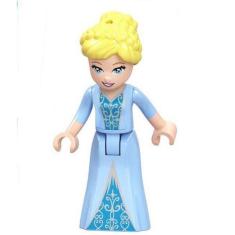 Imagem de Boneco Blocos De Montar Princesa Cinderela Vestido Festa