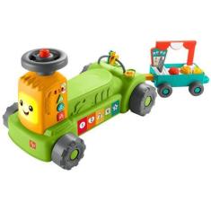 Imagem de Brinquedo Educativo Fisher-Price Trator De - Aprendizagem 4 Em 1 Matte