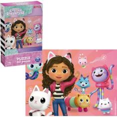 Imagem de Quebra-Cabeca Cartonado Gabbys Dollhouse 60Pcs - Grow