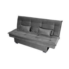 Imagem de Sofá Cama Casal Reclinável Esmeralda - Cinza Light - Matrix