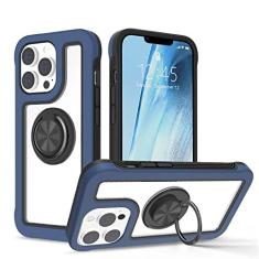 Imagem de 360 Capa protetora de telefone de camada dupla de corpo inteiro para iPhone 13 12 11 14 Pro Max XS 7 8 Plus Capa transparente com suporte para anel de dedo, verde escuro, para iphone 14Pro