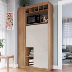 Imagem de Armário de Cozinha 3 Portas Naturalle/Cristalo Mu500 - Decibal