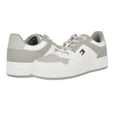 Imagem de Tommy Hilfiger Tênis masculino Krane, Branco/Cinza Multi 140, 39