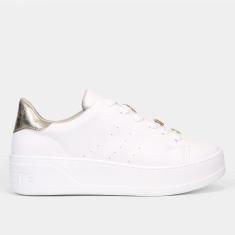 Imagem de Tênis Via Marte Básico Detalhe Metalizado Feminino-Feminino