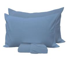 Imagem de Jogo De Lençol Simples Casal Micro Percal 3 Peças Cama Box - Arte & Ca