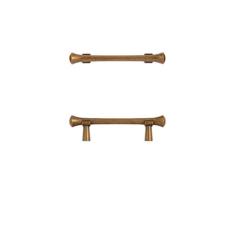 Imagem de O armário de aço inoxidável de bronze antigo segura os botões da barra de t puxadores modernos da gaveta para a ferragem do armário de cozinha para o quarto, rb, 76mm,1