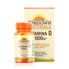 Imagem de Vitamina D3 2.000UI Sundown com 200 comprimidos Sundown Naturals 200 Comprimidos